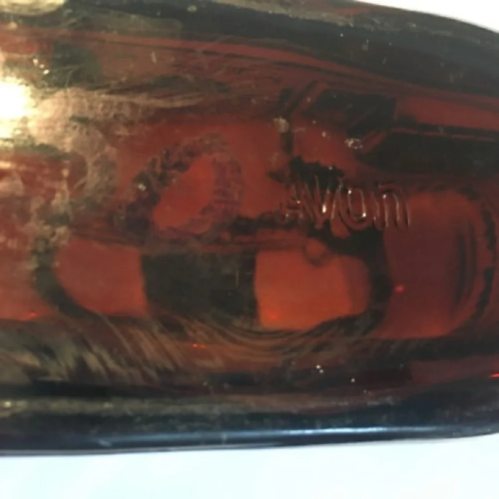 Vtg 1970s Avon SIDE WHEELER Decanter Natchez Paddle Steam River Boat Glass